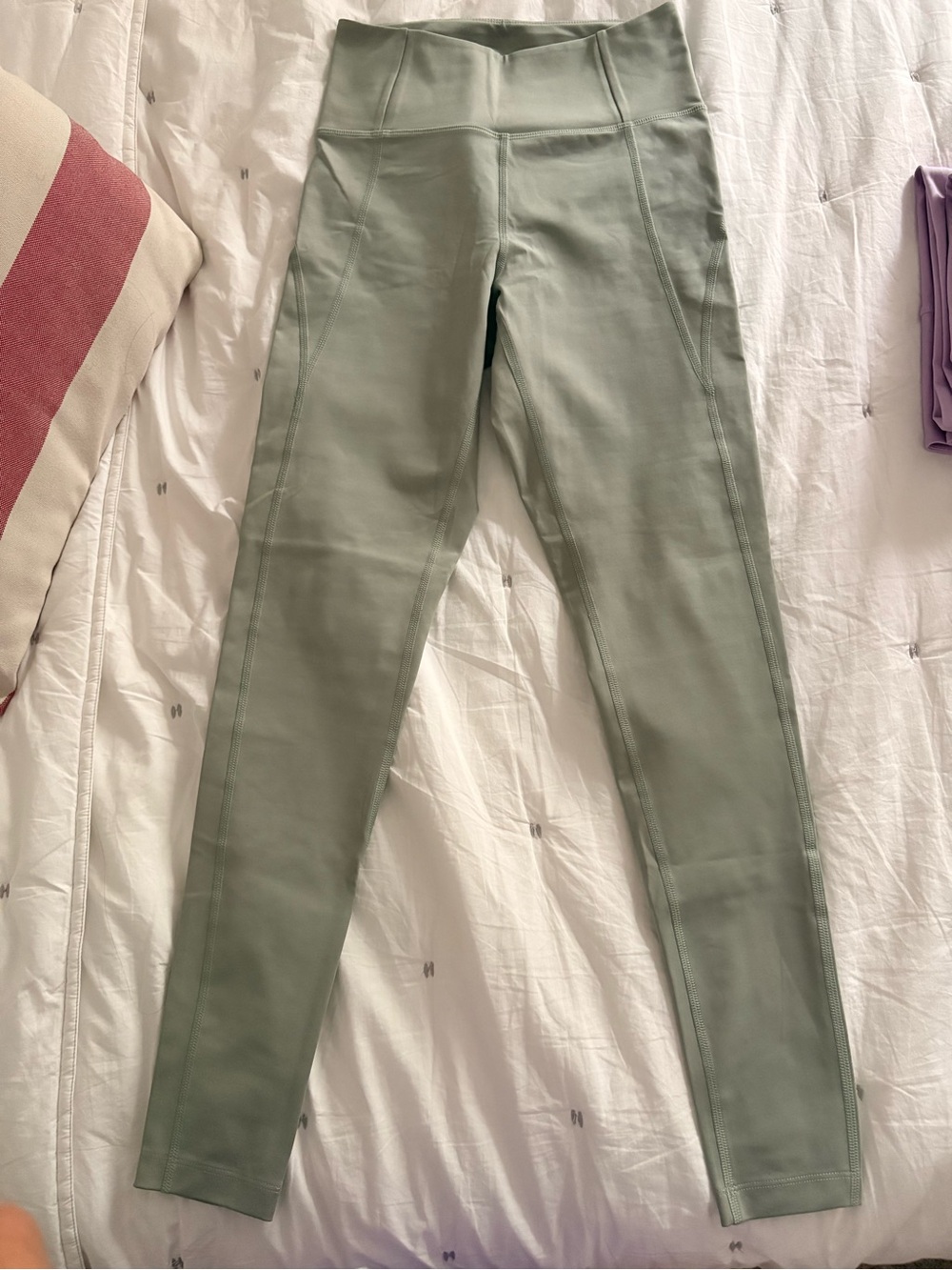 girlfriend collective muted sage workout leggings